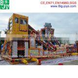 Big New Design Inflatable Bouncy Castle With Slide for Sale