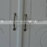 French Style Modern Bedroom Furniture Oak Wood Wardrobe With Two Door thumbnail-4