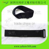Hook and Loop Elastic Fastener Buckle Strap Black