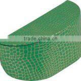 PU Leather Hand Made Plastic Reading Glasses Case