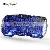 Factory USB Wired Game Ergonomic Keyboard With Colorful Backlit thumbnail-4