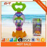 Octopus shape kids play power squirt toys set for bath