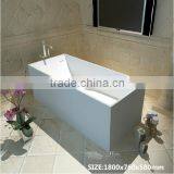 Bathroom Acrylic Artificial Stone Whirlpools Bathtub,Luxurious Used Freestanding Bathtub thumbnail-1