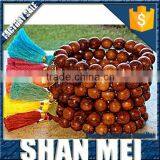 Natural Wood Bead Prayer Bracelets,Buddhist Wooden Rosary Beaded Bracelets thumbnail-4