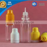 AUOB-005 5m 10ml 15ml 30ml 50ml PET E-cig Oil Bottle With Dropper thumbnail-1