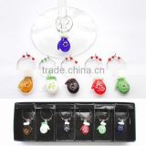 2016 Best selling attractive style bar wine glass charms on sale