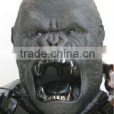 2014 New Arrival Top Quality Obsidian Gorilla/Semi-Precious Stone King Kong thumbnail-1