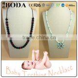Personalized Teething Amber Silicone Necklace thumbnail-5