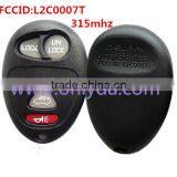 Top Sale for Buick 3+1 Button Remote Key With FCCID L2C0007T-315mhz