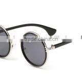 New Arrival Colorful Lens UV400 Round Frame Metal Sunglass thumbnail-2