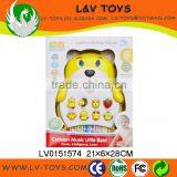 LV0151573 B/O With IC Light Music Music Sound Electronic Organ Toy Englsih Spanish Pink thumbnail-2