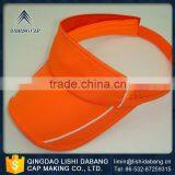 Highly Praised Bright Color 100% Cotton Breathable Short Sun Visor Cap thumbnail-6