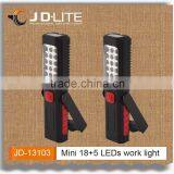 Mini 18+5LEDs 360degrees Rotate Mechanics Work Lamp Battery Backup Led Emergency Light