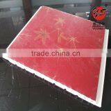 Red Flower Design Laminate Pvc Ceiling Panel