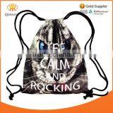 Foldable Tiger Zebra Girls 3D Printing Animal Draw String Canvas Back Pack Bag thumbnail-3