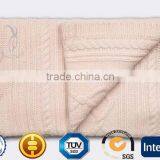 Cable Knit Baby Knitted Blankets thumbnail-1