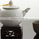 235cc Celadon Ru Kiln Tea Pot, Moon White