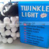 10m 100 Bulb Holiday Light IP68 Simple Controller RGB Holiday Light Color Change or Flash thumbnail-6