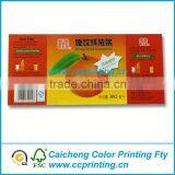 Printed Plastic Food Labels for Juice Bottles