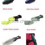 420 Stainless Steel Serrated Point BC Yellow Diving Knifes Survival Knife thumbnail-3