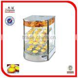 Curved Glass Warming Display Showcase Hot Food Warmer Display (R60-2)0086-13580546328 thumbnail-2