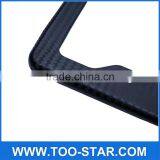 REAL CARBON FIBER CAR LICENSE PLATE FRAME TAG COVER ORIGINAL thumbnail-2