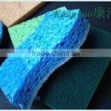 Factory Directly Sell Cellulose Sponge With Scouring Pad, Cellulose Facial Sponge, Cellulose Sponge With Heavy Dirty Scouring thumbnail-1