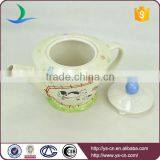Simple Style Ranch Decal Ceramic Tea Pot For Home thumbnail-4