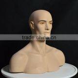 Adonis Mannequin Head Male Displaying Hats, Wigs, Scarves, and Necklaces thumbnail-2
