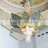 Elegant Home Decoration Copper Wall Clock, 24K Gold Plated Hanging Wall Clock, Antique Metal Art thumbnail-5