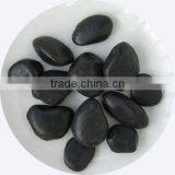 Black Polished Gravel Pebble Stone thumbnail-4