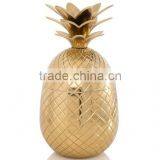 Antique Brass Pineapple Ice Bucket and Wine Cooler thumbnail-5