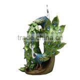Polyresin Blue Peacock Home Decorations Gifts thumbnail-1
