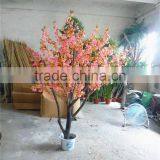 Fire Proof Artificial Mini Peach Blossom Tree Potted Plant for Festival Decoration Factory Direct LGH15-04 thumbnail-2