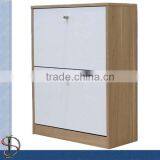 2-Tiers Storage Shoe Cabinet thumbnail-1