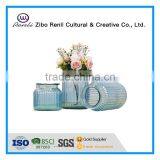 Elegant Cylinder Colored Tall Glass Vase for Wedding Decoration thumbnail-2