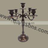 Decorative Floor Black Candelabras for Weddings & Wedding Floor Candelabra thumbnail-1