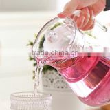 Hot selling good quality glass juice jug with spout