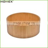 China Cheap Bamboo Salad Bowl With Serving Hands/Homex_Factory