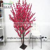 SJZJN 315 High Imitation Rose Colour Artificial Peach Blossom Tree /Fake Peach Blossom Tree thumbnail-3