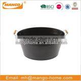 Large Black Galvanized Metal Beer Bucket thumbnail-2