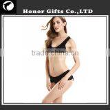 Sexy New Bikini High Quality Solid Colour Flowered Swimsuit Wholesale Bath Suit thumbnail-1