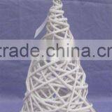 Decorative Wicker Tree Table Top Christmas Trees Decorated thumbnail-1