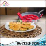 2017 Nonstick Silicone Pancake Ring, Fried Egg Mold Egg Ring Egg Shaper, Fast & Easy thumbnail-6