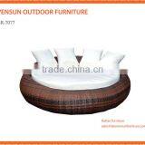 Rattan Outdoor Leisure Round Daybed thumbnail-1