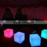 Hot sale RGB growing lighting waterproof high quality plastic LED cube with 16 colors change