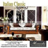 YB29 Antique Royal High Quality Fabric 3 Seater Sofa Hotel Lobby Reception Sofa thumbnail-3