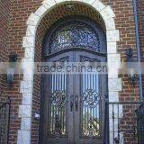 Bisini European Eyebrow Top Luxury Wrought Iron Front Door (BG90100) thumbnail-1