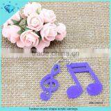 Fashion Music Shape Acrylic Earrings thumbnail-1