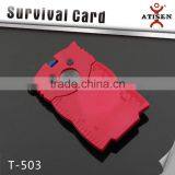 New Design Army Multi Tool Survival Card With Compass thumbnail-1